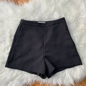 Aritzia Babaton high-waisted crepe shorts